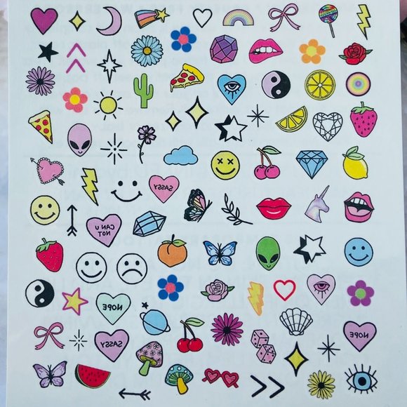 Inked by Dani Temporary Tattoos Nail Art Tattoos for Skin and Nails - Picture 3 of 3